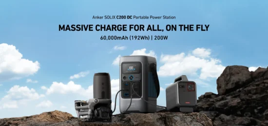 Anker SOLIX C200 DC Portable Power Station - 60,000mAh (192Wh) | 200W