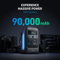 Anker SOLIX C300 DC Portable Power Station - 90,000mAh (288Wh) | 300W - Imagem 3
