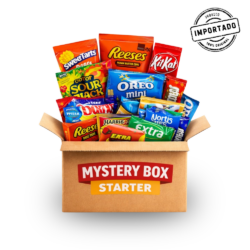 Mystery Snack Box EUA com Snacks Americanos Importados
