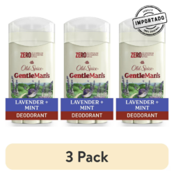 Old Spice GentleMan’s, Sem Alumínio, Pacote com 3 Unidades, Importado dos EUA