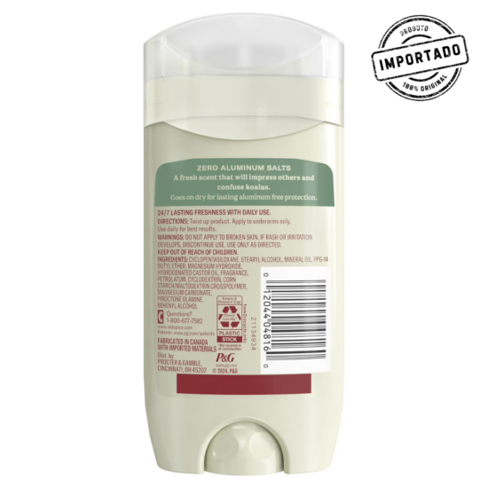 Old Spice GentleMan’s, Sem Alumínio, Pacote com 3 Unidades, Importado dos EUA