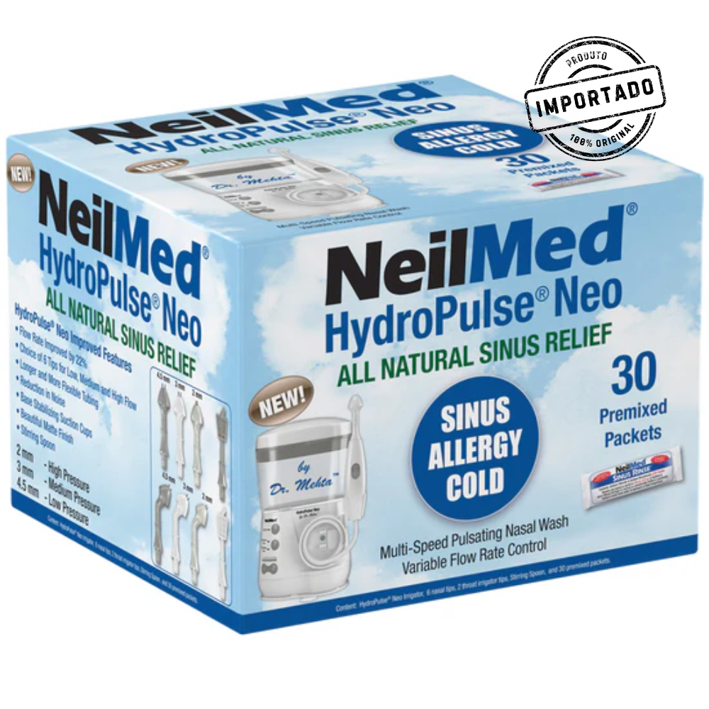 NeilMed HydroPulse Neo, Sistema de Irrigação Nasal e Sinusal Pulsátil - Imagem 3