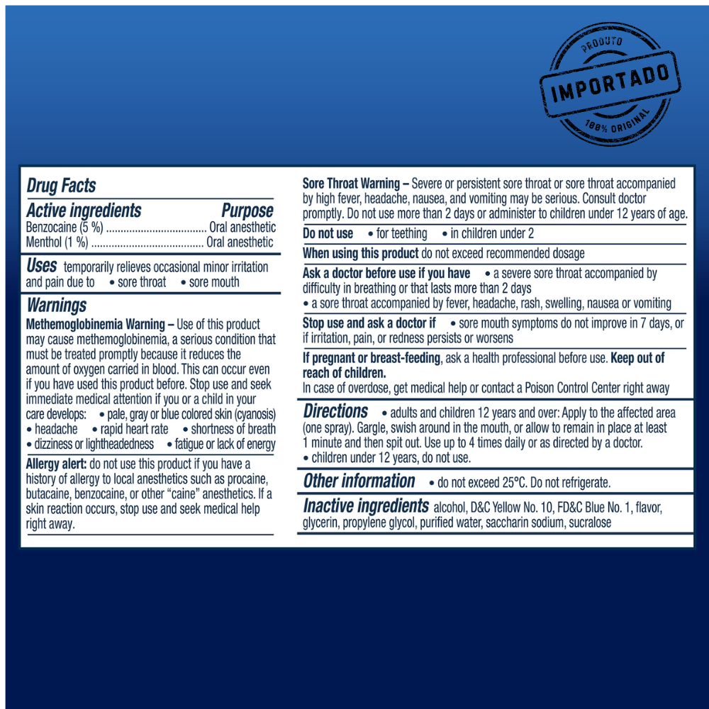Vicks VapoCOOL Sore Throat Spray Winterfrost, Alívio Para Dor de Garganta, 6 oz, Pack com 2 Unidades - Imagem 3