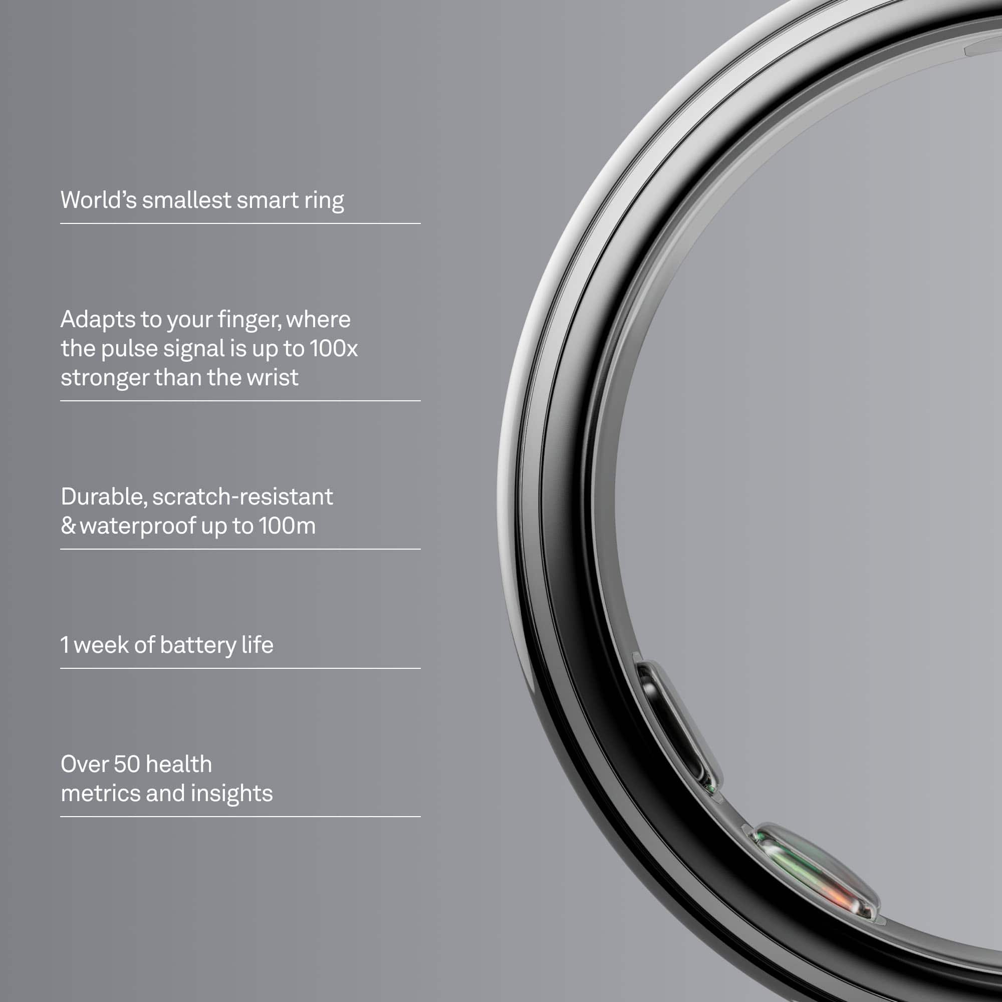 Oura Ring 5 – Anel Inteligente de Sono e Atividade - Imagem 8