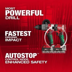 Milwaukee M18 Fuel 18V Lithium Ion Brushless Cordless Combo Kit W 2 5 0 Ah Battery Charger Packout Tool Box 4 Tool 3697 24Po - Imagem 2