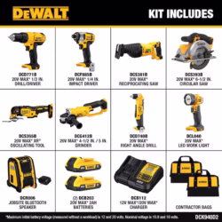 DEWALT 20V MAX Cordless 9 Tool Combo Kit with (2) 20V 2.0Ah Batteries and Charger DCK940D2 - Imagem 2