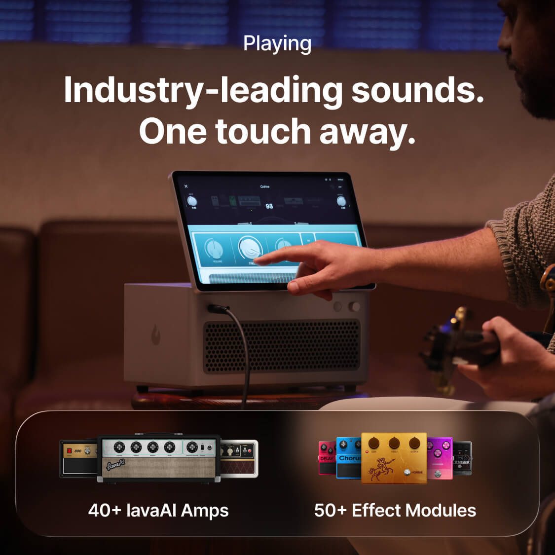 LAVA STUDIO – Amplificador Inteligente para Guitarra com Tela Touch - Imagem 5