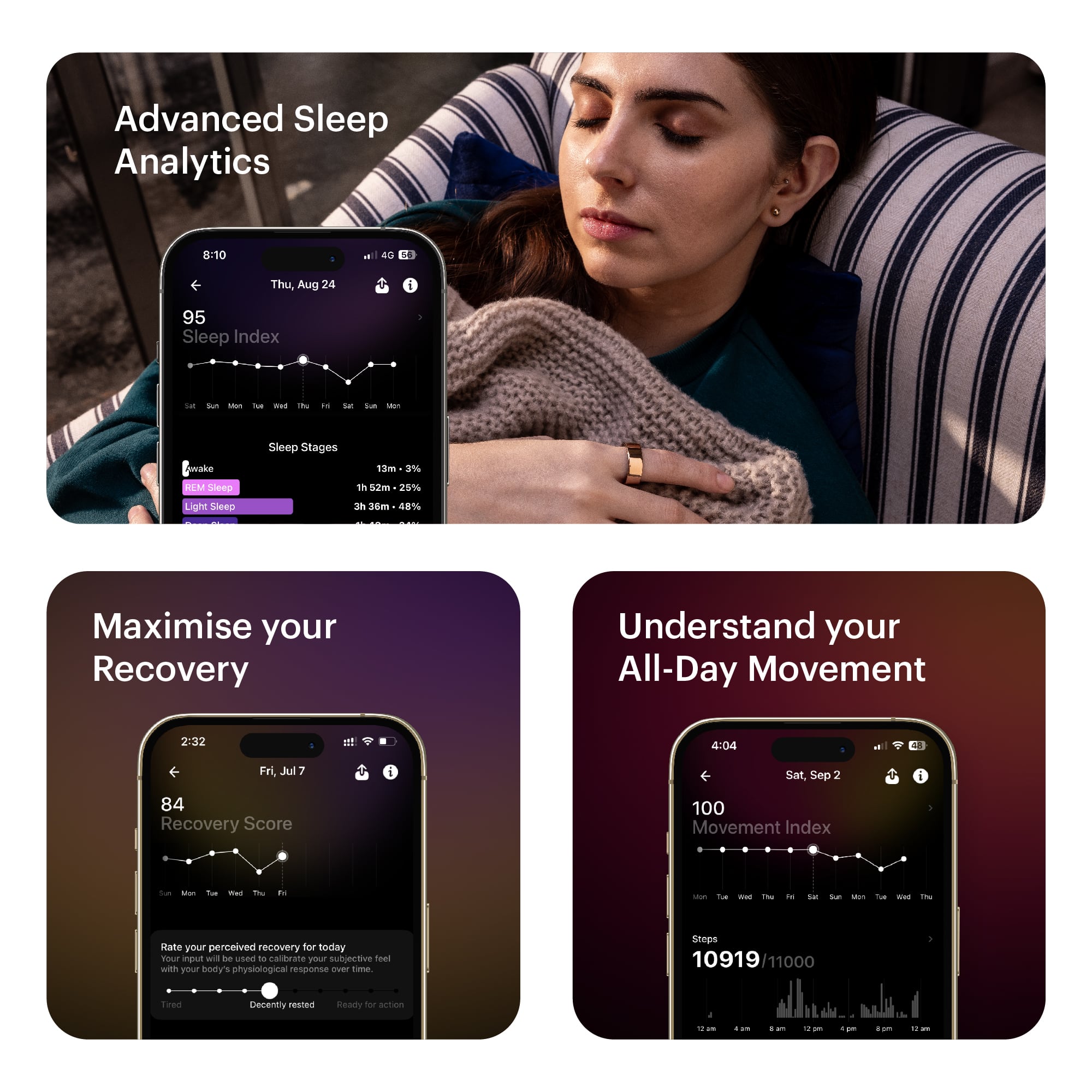 Ultrahuman Ring AIR – Anel Inteligente de Sono e Recuperação - Imagem 8