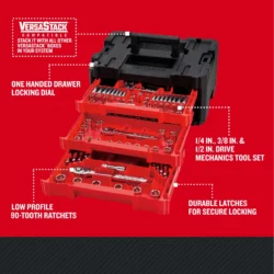 CRAFTSMAN VERSASTACK CMMT45306 – Jogo de Ferramentas Mecânicas (230 Peças) - Imagem 6