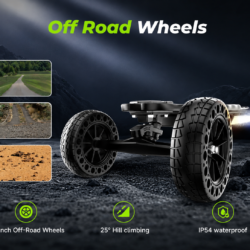 isinwheel V10 – Skate Elétrico All Terrain - Imagem 4
