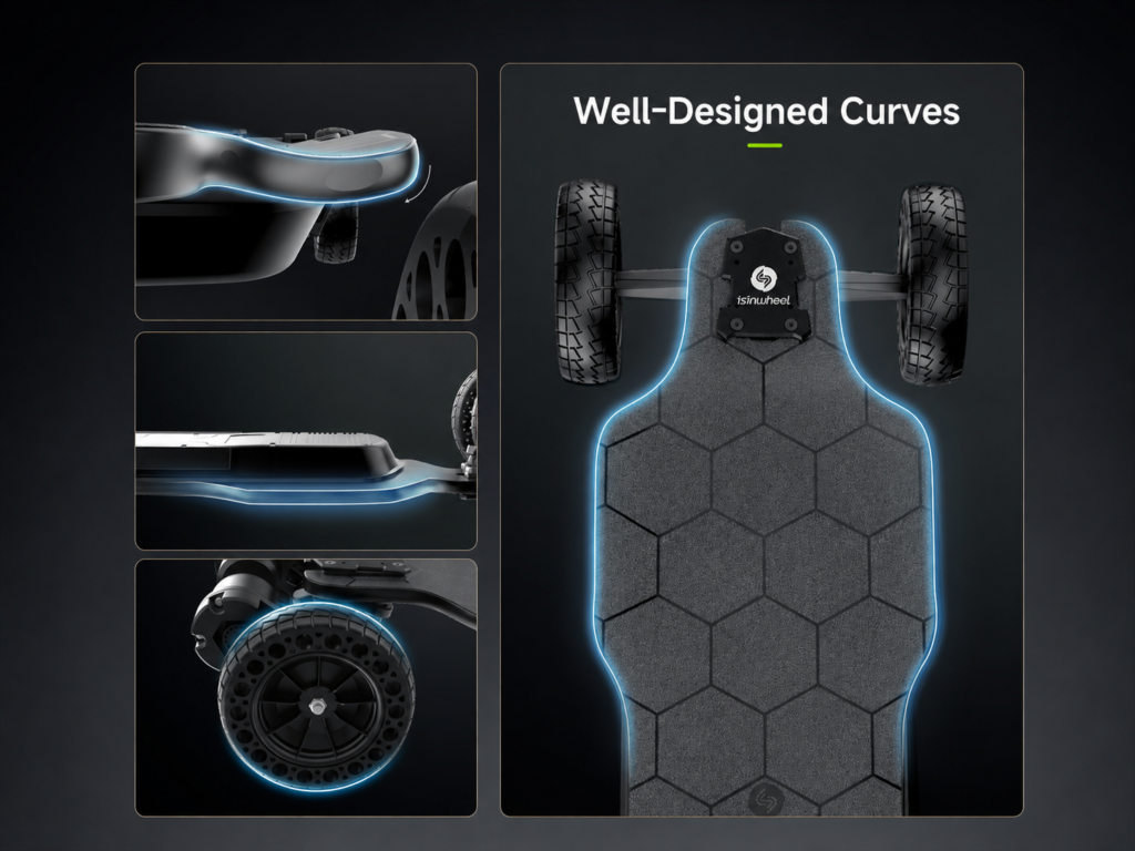 isinwheel V10 – Skate Elétrico All Terrain