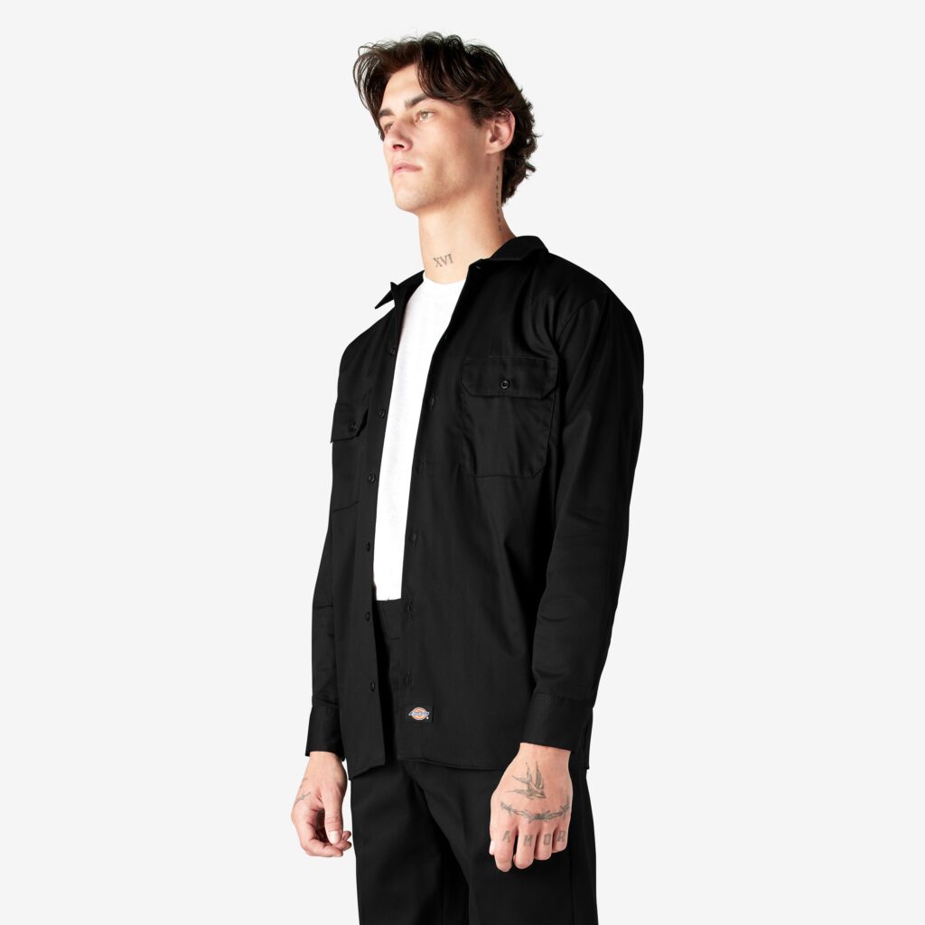 Dickies 574 – Camisa de Trabalho Masculina Manga Longa