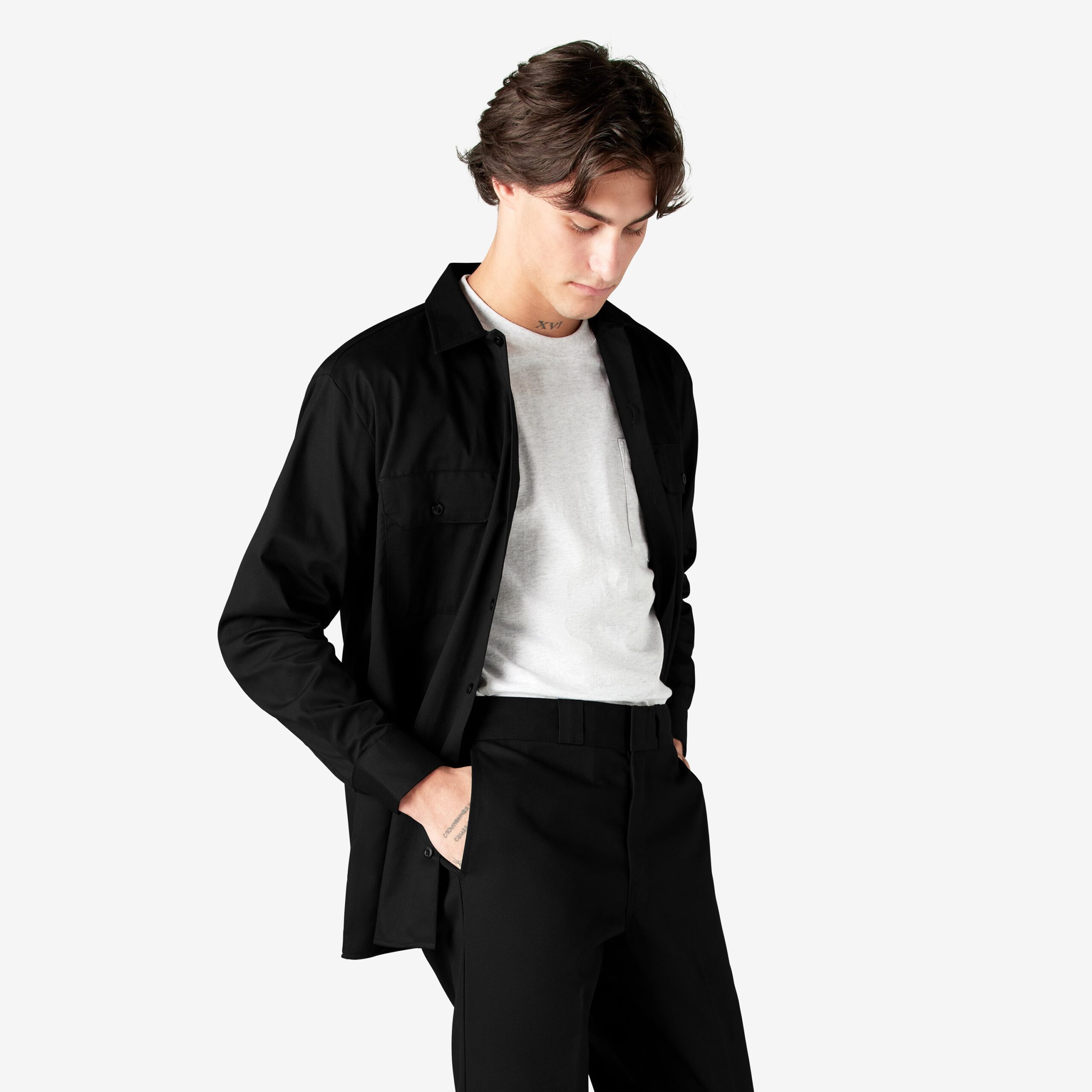 Dickies 574 – Camisa de Trabalho Masculina Manga Longa - Imagem 4