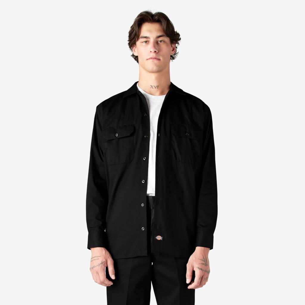 Dickies 574 – Camisa de Trabalho Masculina Manga Longa