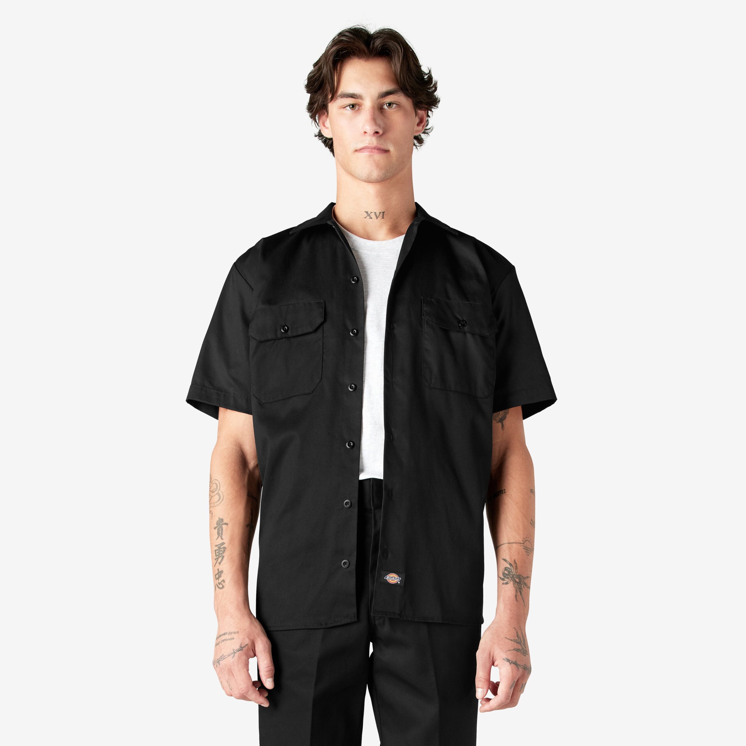 Dickies 1574 – Camisa de Trabalho Masculina Manga Curta - Imagem 7
