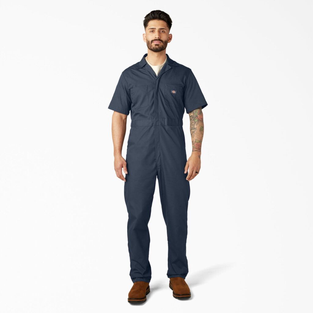 Dickies 33999 – Macacão de Trabalho Masculino Manga Curta