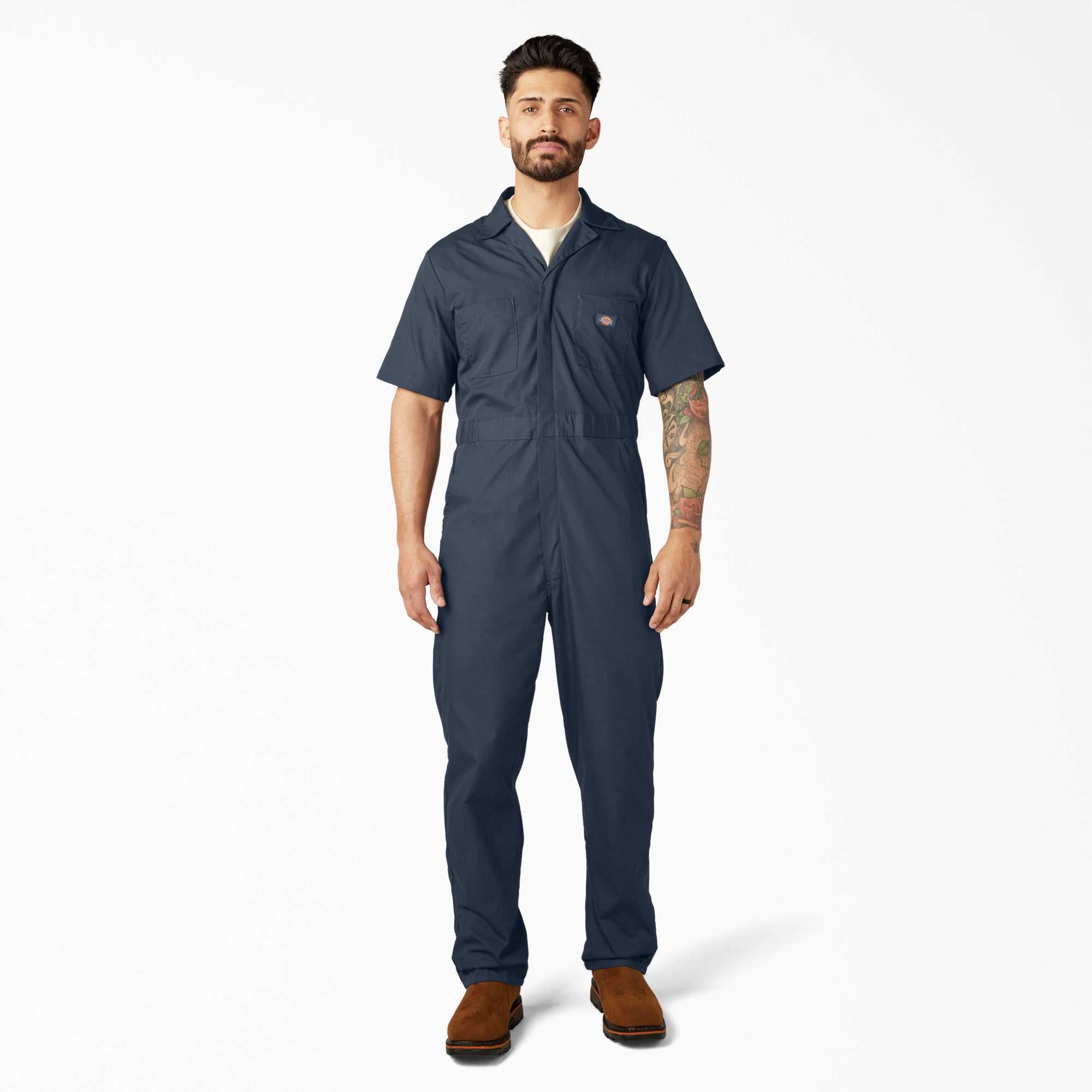 Dickies 33999 – Macacão de Trabalho Masculino Manga Curta - Imagem 8