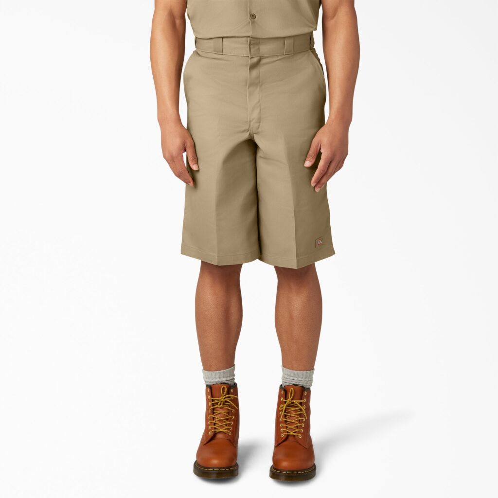 Dickies 42283 – Bermuda de Trabalho Masculina Loose Fit 13 Polegadas