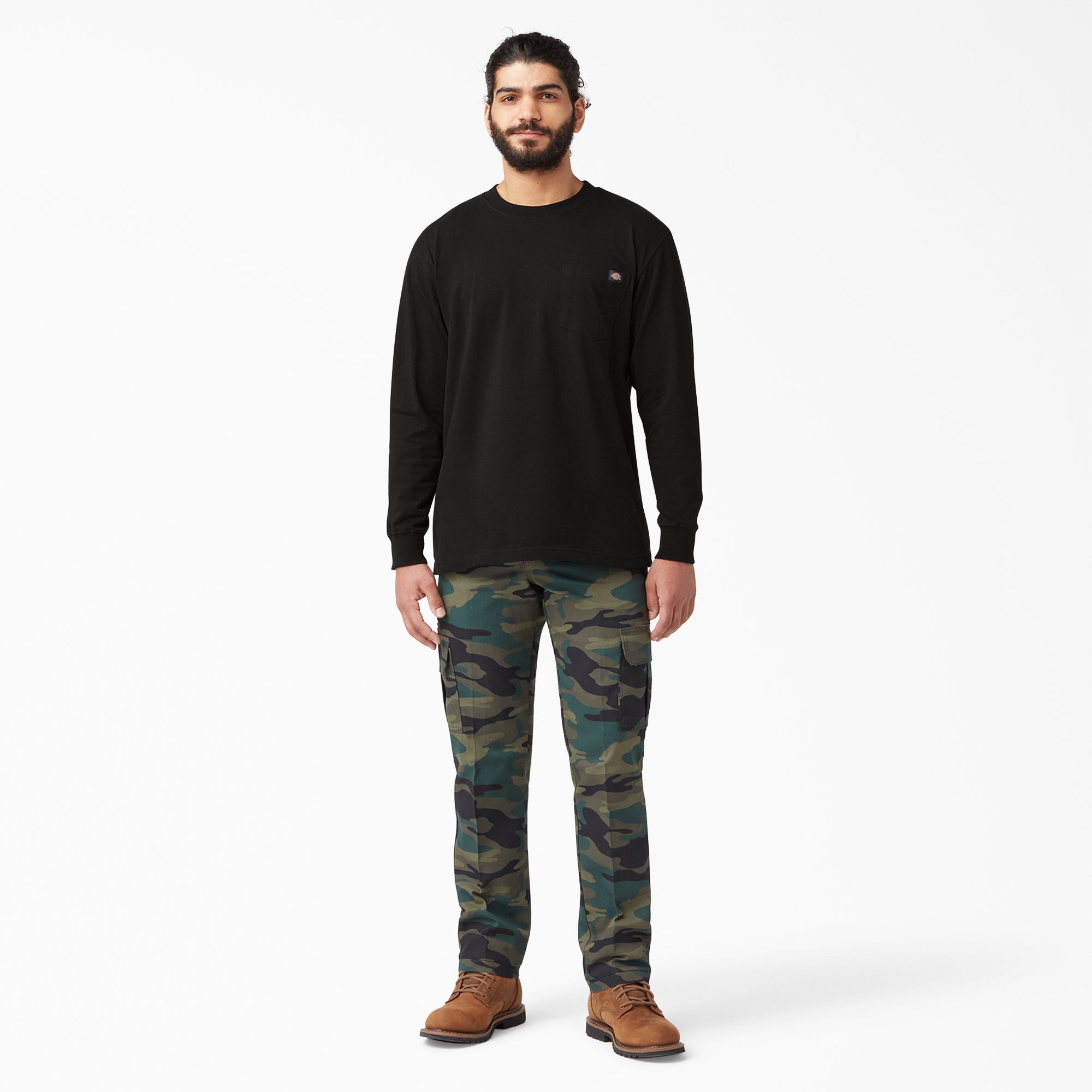 Dickies WL450 Heavyweight – Camiseta Masculina Manga Longa com Bolso - Imagem 5