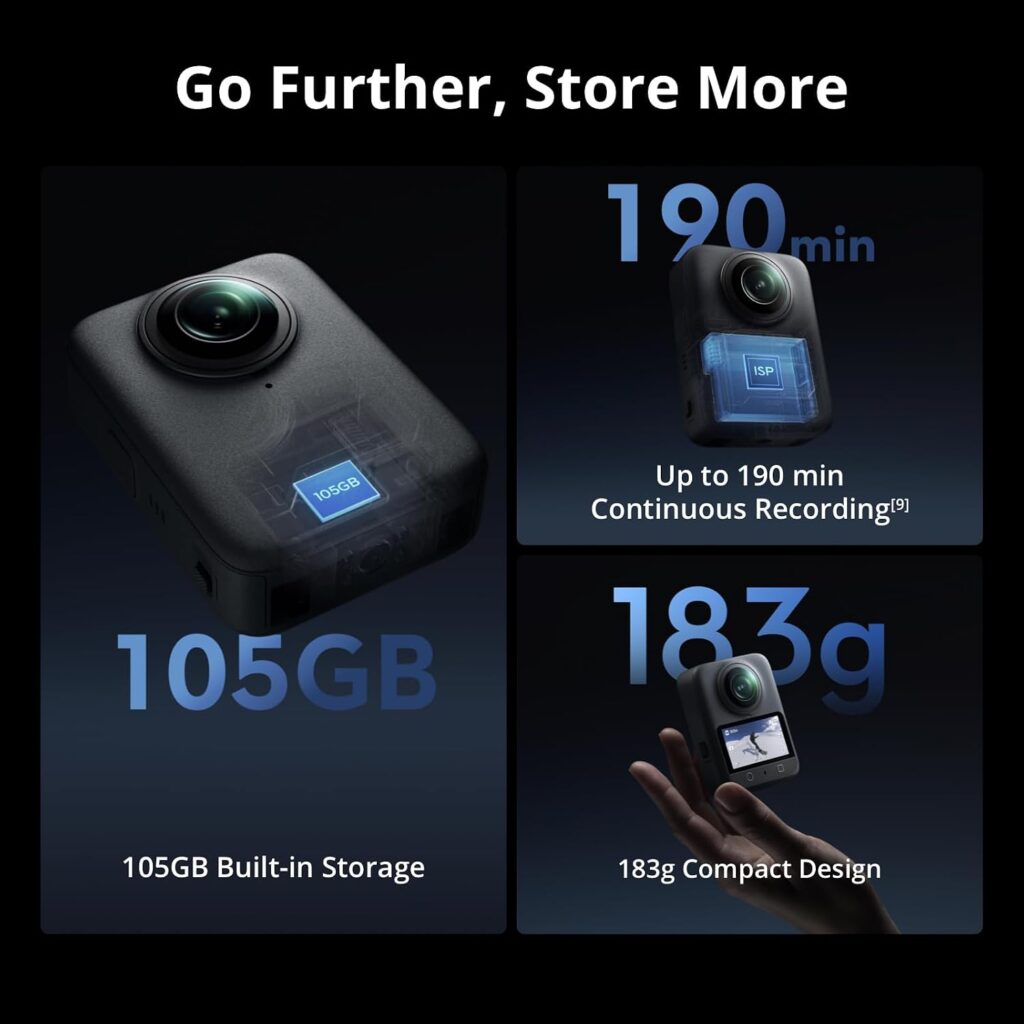 DJI Osmo 360 – Câmera 360° (Standard Combo)