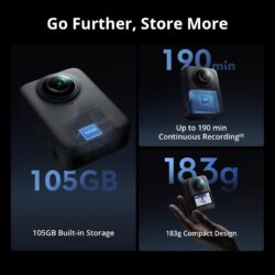 DJI Osmo 360 – Câmera 360° (Standard Combo) - Imagem 6