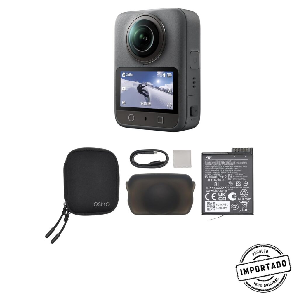 DJI Osmo 360 – Câmera 360° (Standard Combo)