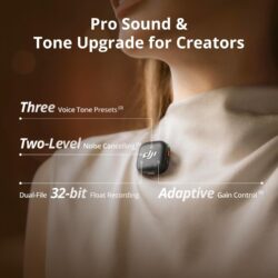 DJI Mic 3 – Sistema de Microfone (2 Transmissores, 1 Receptor e Estojo) - Imagem 4