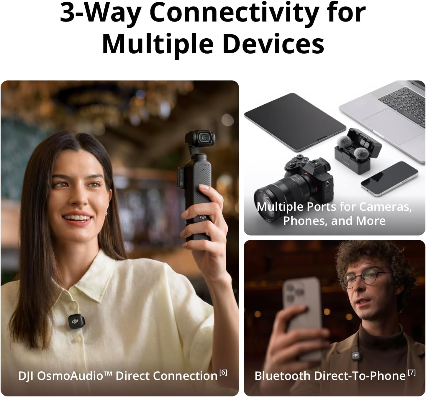 DJI Mic 3 – Sistema de Microfone (2 Transmissores, 1 Receptor e Estojo) - Imagem 6