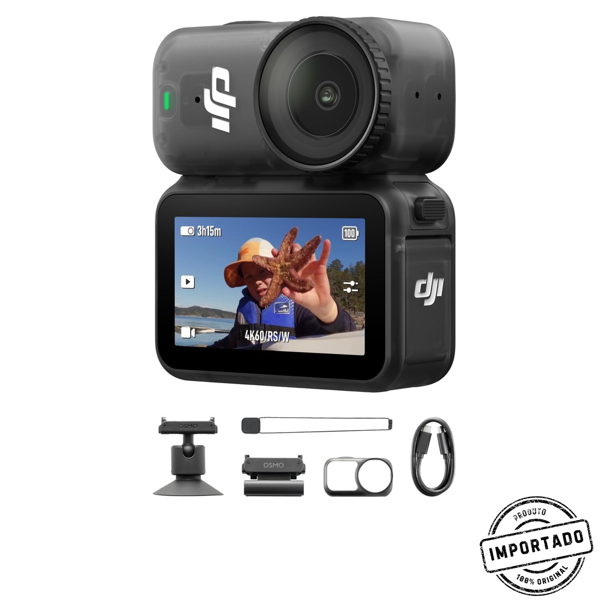 DJI Osmo Nano – Câmera de Ação (Standard Combo, 128 GB) - Imagem 1