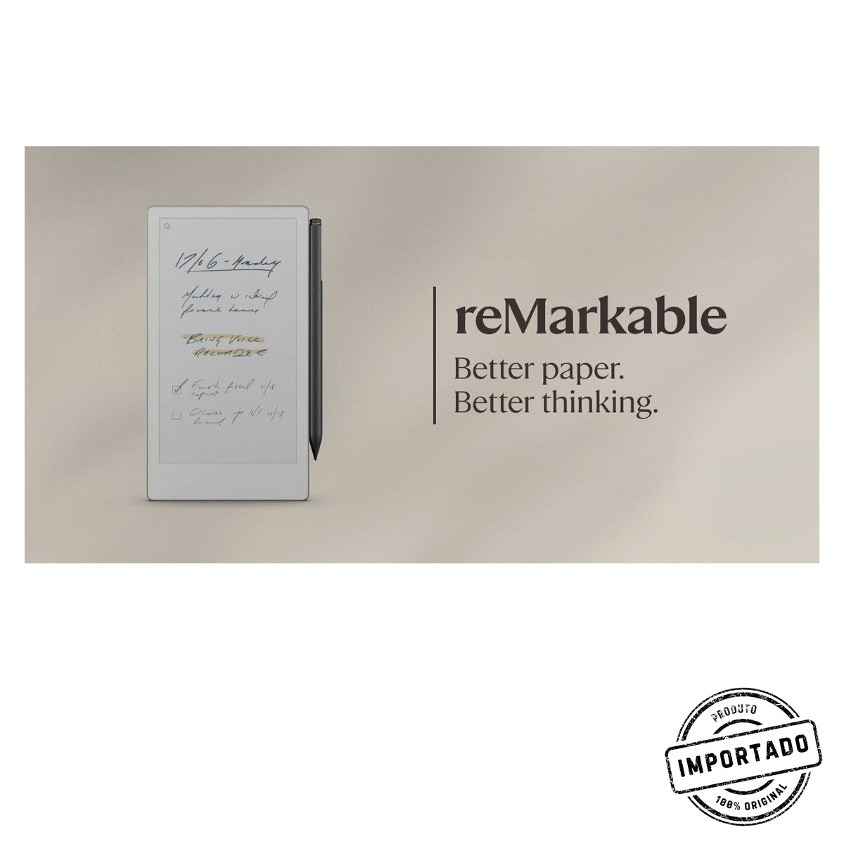 reMarkable Paper Pro Move – Tablet de Escrita Digital - Imagem 1