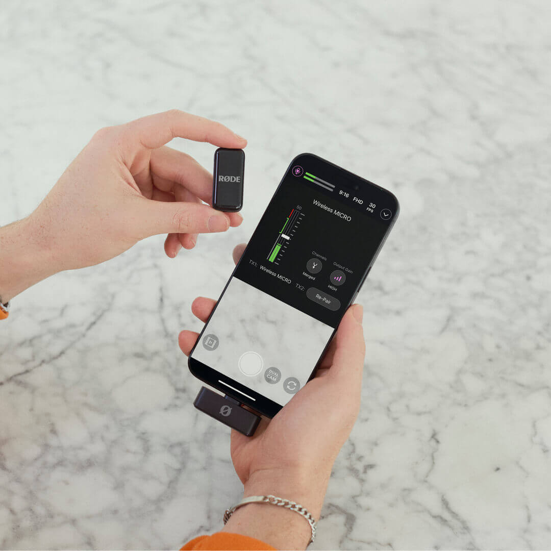 RØDE Wireless Micro – Microfone sem Fio Compacto - Imagem 3