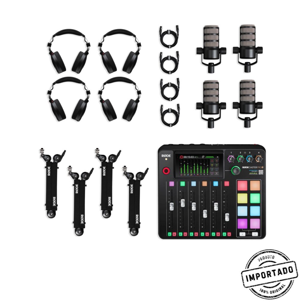 RØDE Ultimate Podcast Kit – Kit Completo para Podcast