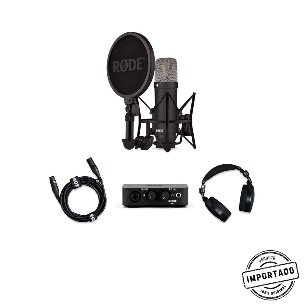 RØDE Signature Studio Kit – Kit de Microfone para Estúdio