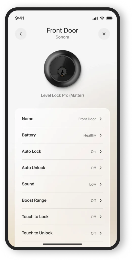 Level Lock Pro – Fechadura Inteligente