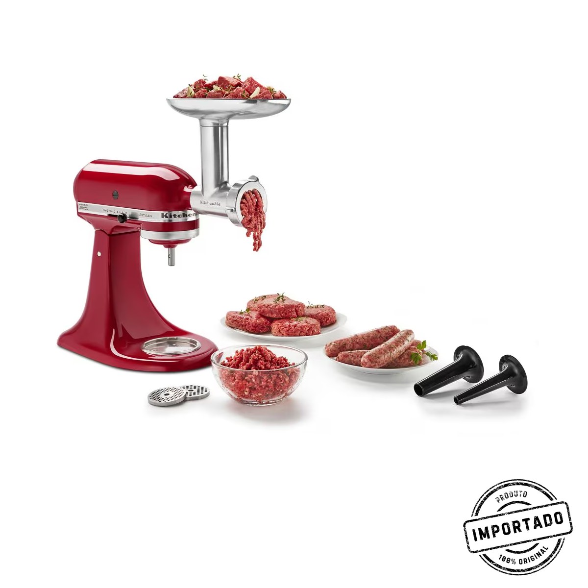KitchenAid Metal Food Grinder Attachment - Imagem 1