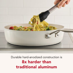 KitchenAid – Jogo de Panelas Anodizadas com Revestimento Cerâmico (10 Peças) - Imagem 4