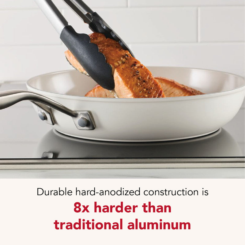 KitchenAid – Jogo de Panelas Anodizadas com Revestimento Cerâmico (9 Peças)