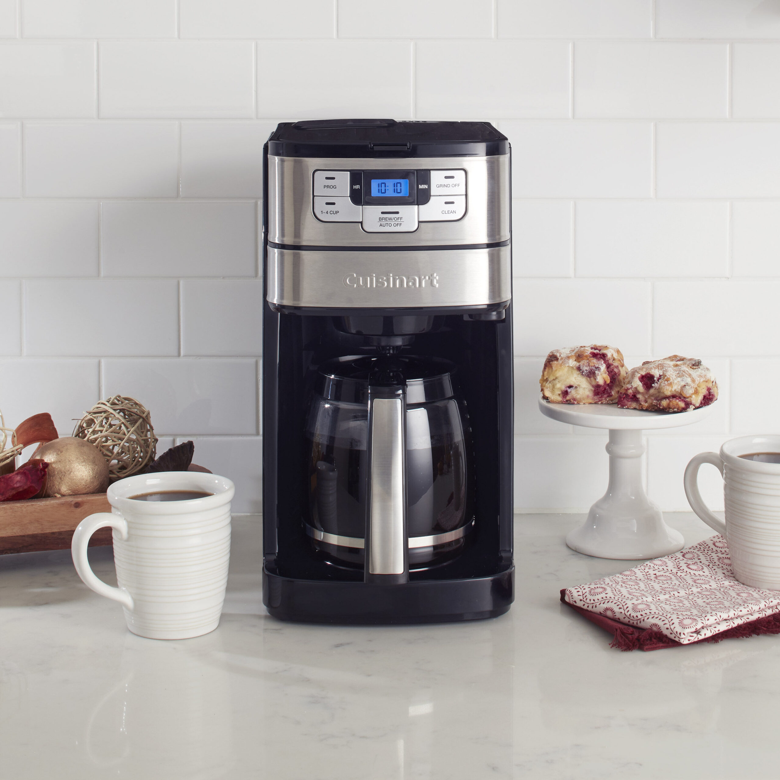 Cuisinart Grind & Brew DGB-400 – Cafeteira com Moedor (12 Xícaras) - Imagem 2