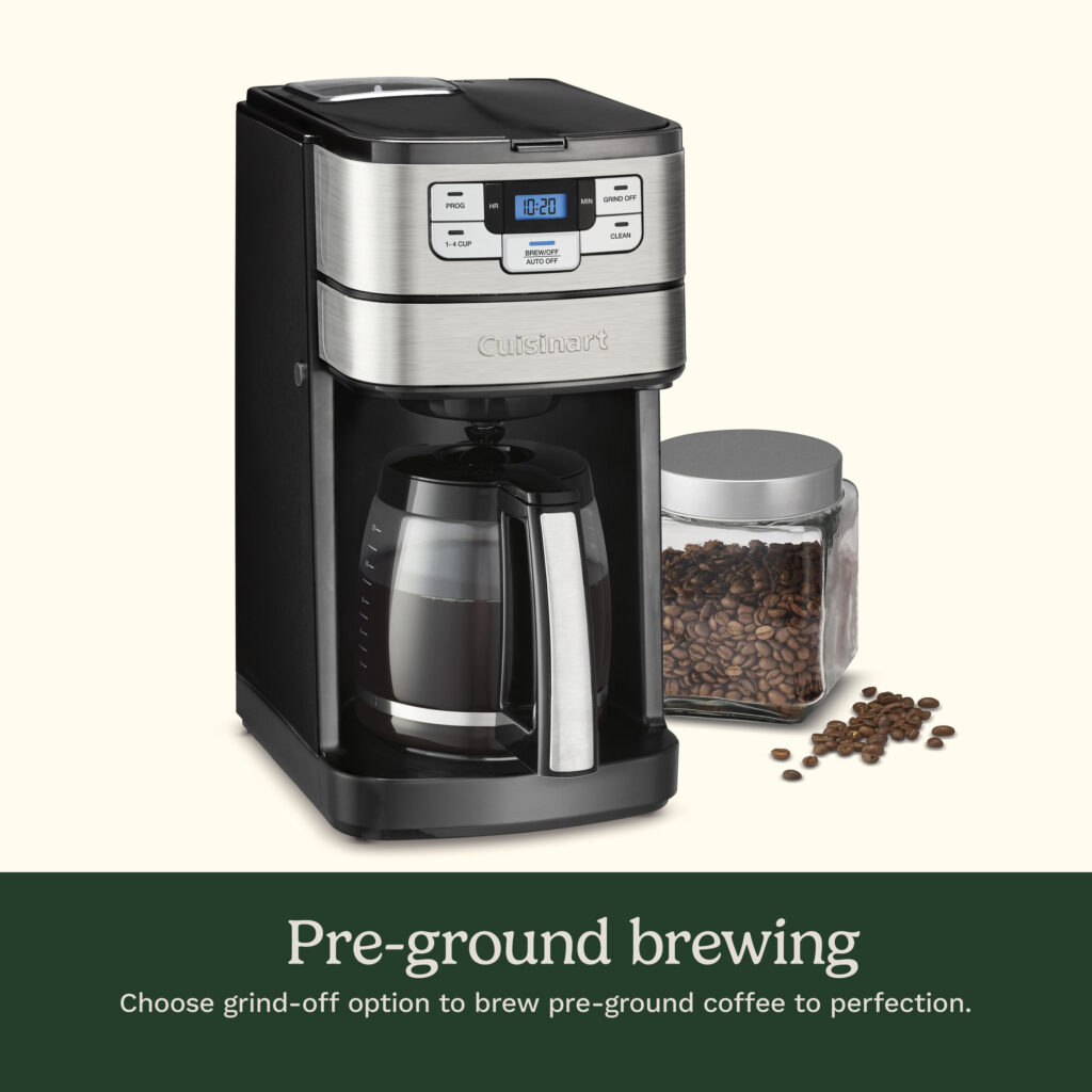 Cuisinart Grind & Brew DGB-400 – Cafeteira com Moedor (12 Xícaras)