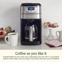 Cuisinart Grind & Brew DGB-400 – Cafeteira com Moedor (12 Xícaras) - Imagem 6