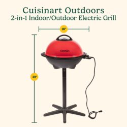 Cuisinart CEG-115 – Grill Elétrico 2 em 1 para Uso Interno e Externo - Imagem 2