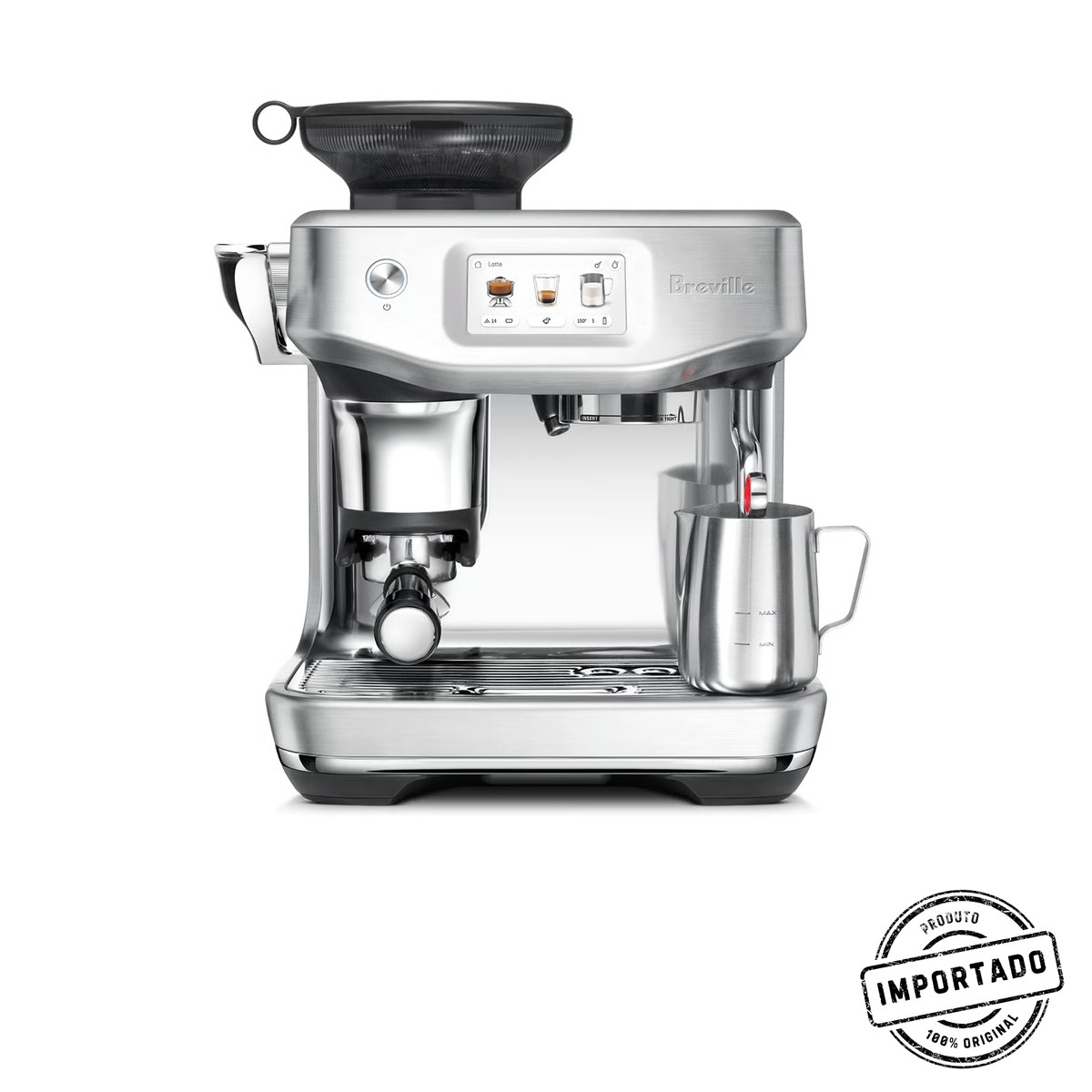 Breville Barista Touch Impress – Máquina de Espresso com Moedor e Tela Touch - Imagem 1