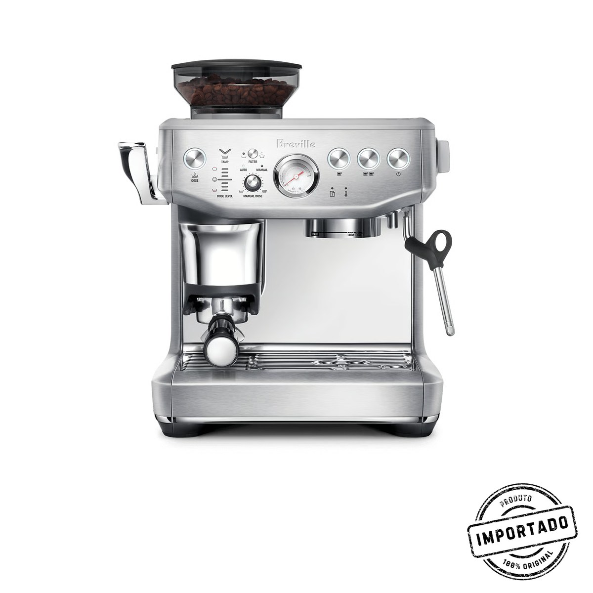 Breville Barista Express Impress – Máquina de Espresso com Moedor - Imagem 1