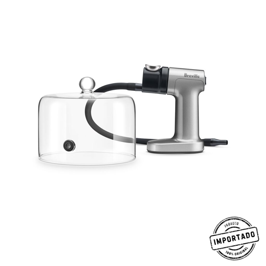 Breville Smoking Gun e Cloche – Defumador Portátil para Alimentos e Drinks