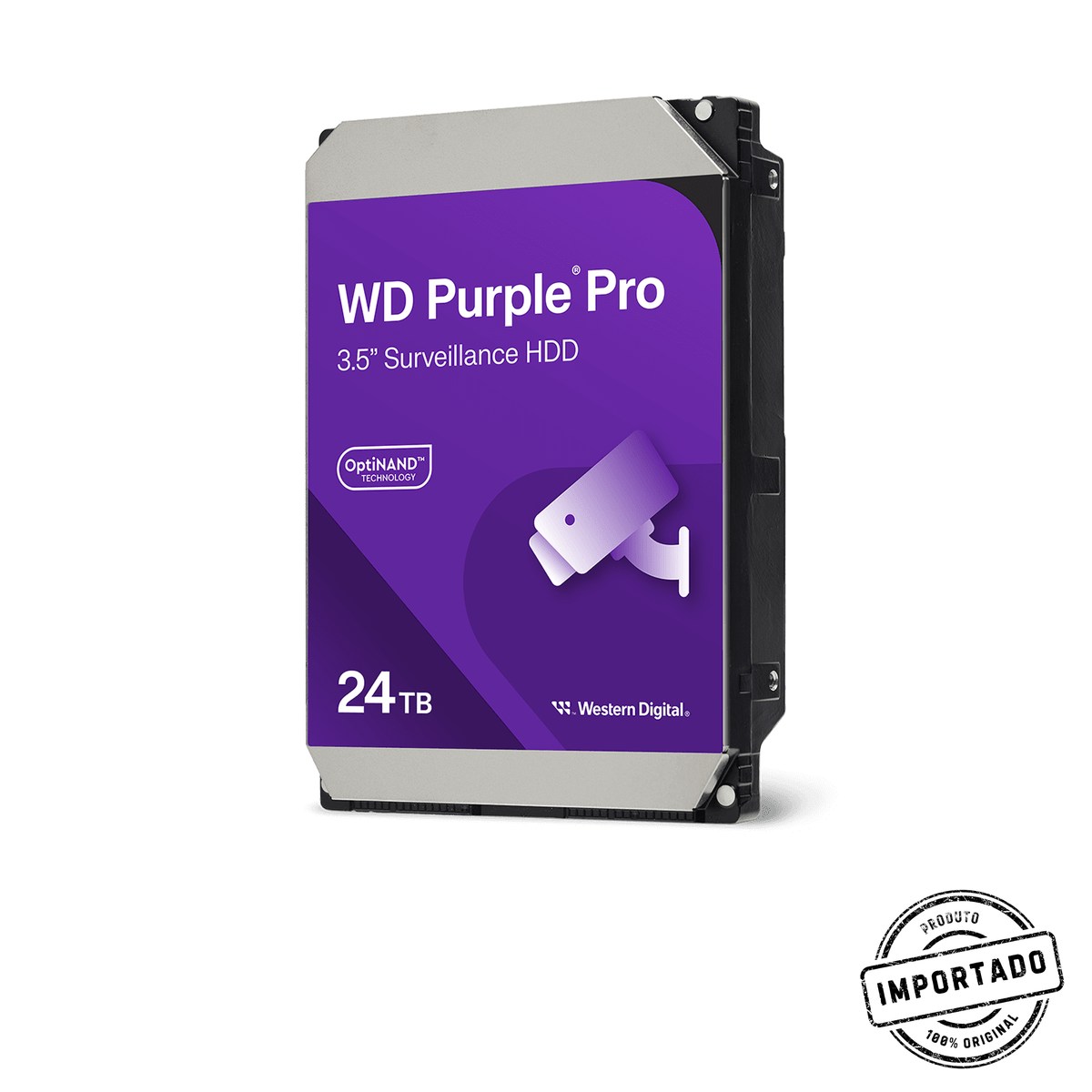Western Digital WD Purple Pro Smart Video Hard Drive - Imagem 1