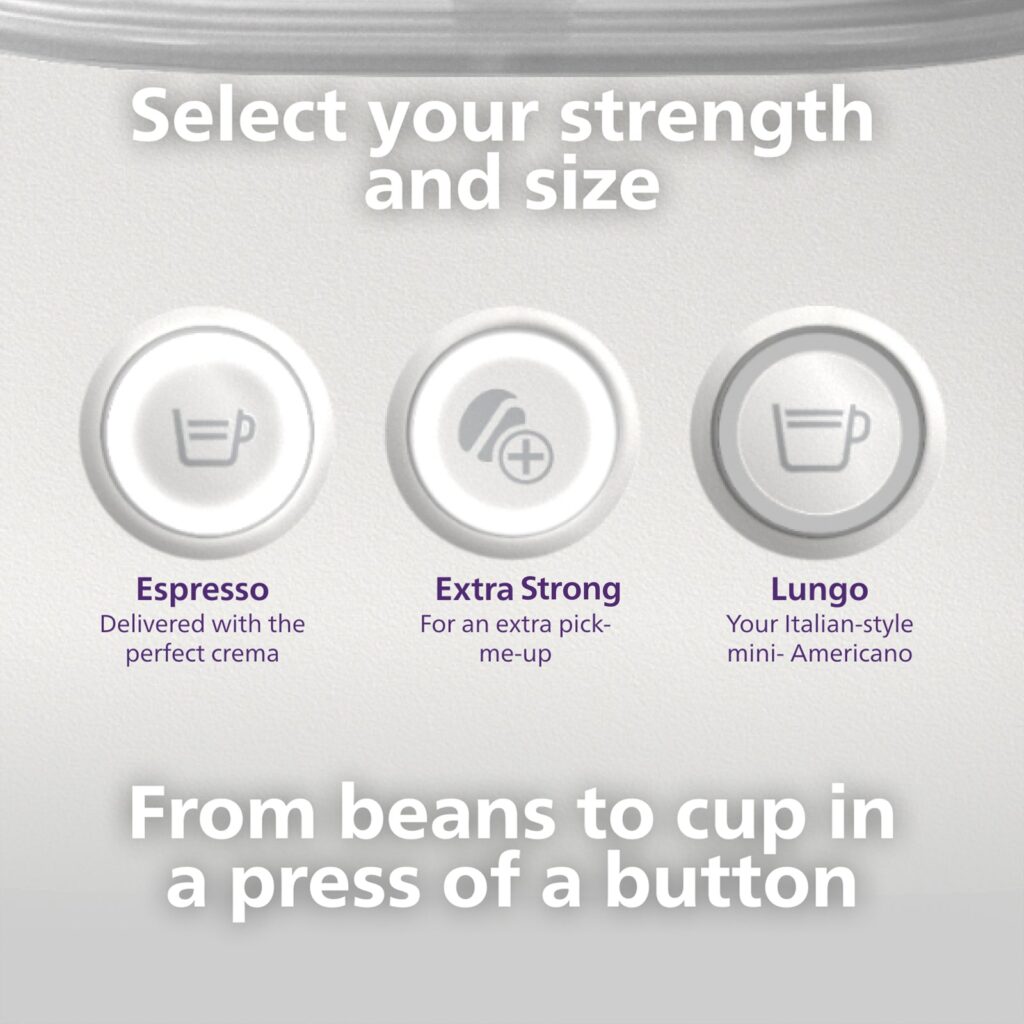 Philips Baristina BAR300 – Máquina de Espresso (Branca)