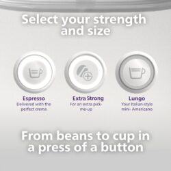 Philips Baristina BAR300 – Máquina de Espresso (Branca) - Imagem 3