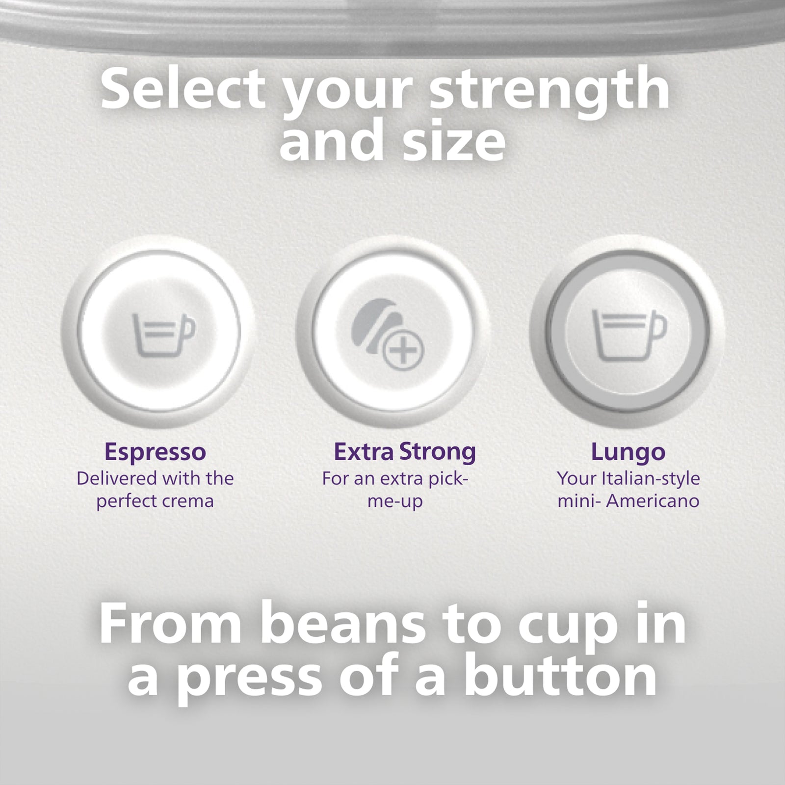 Philips Baristina BAR300 – Máquina de Espresso (Branca) - Imagem 3