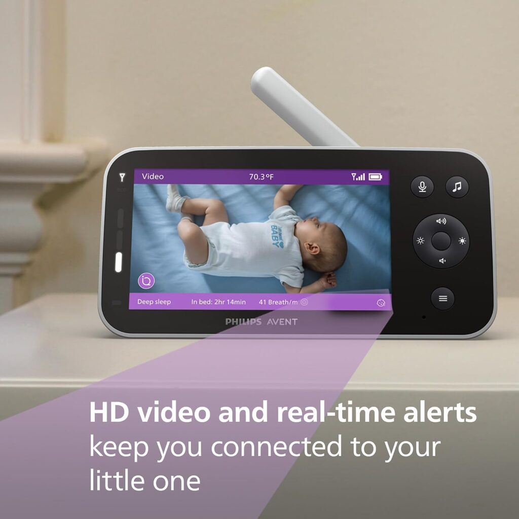 Philips Avent SCD973/37 – Babá Eletrônica Conectada Premium