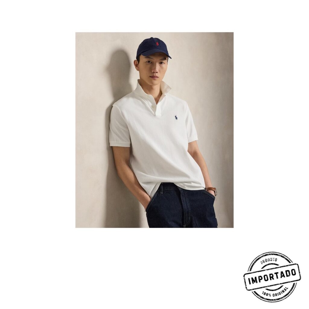 Ralph Lauren Iconic Mesh – Camisa Polo em Piquet